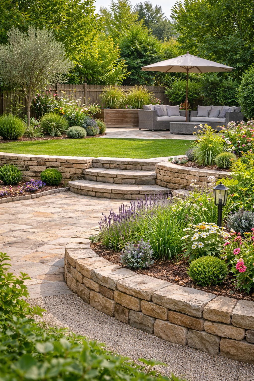 Magnifique création de notre paysagiste à Taverny